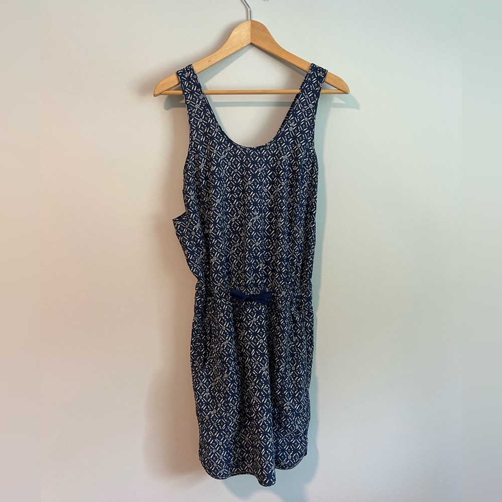 Patagonia Blue and White Patterned Dress